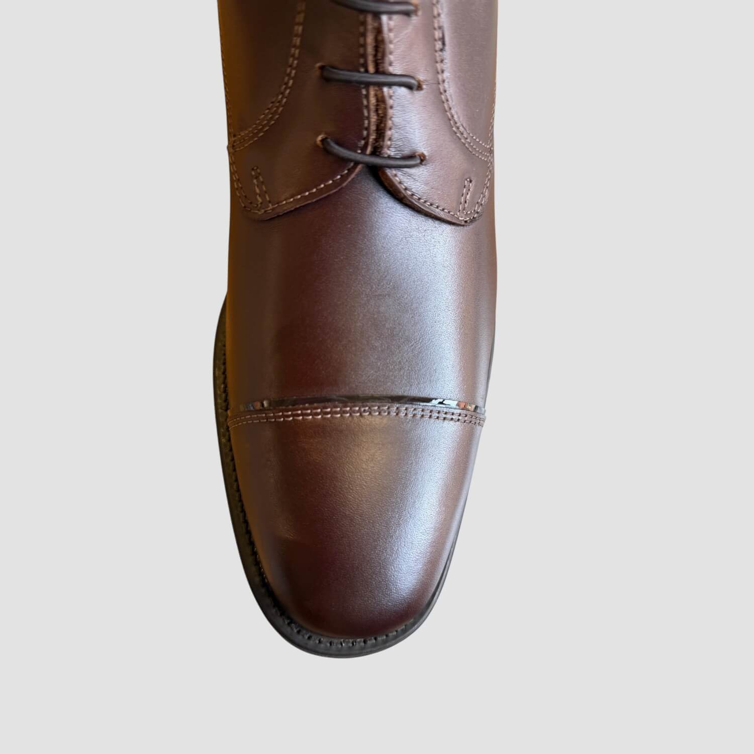 DeNiro Salentino 02 Smooth Brown Top:Lucido Bistro, Jet Nut