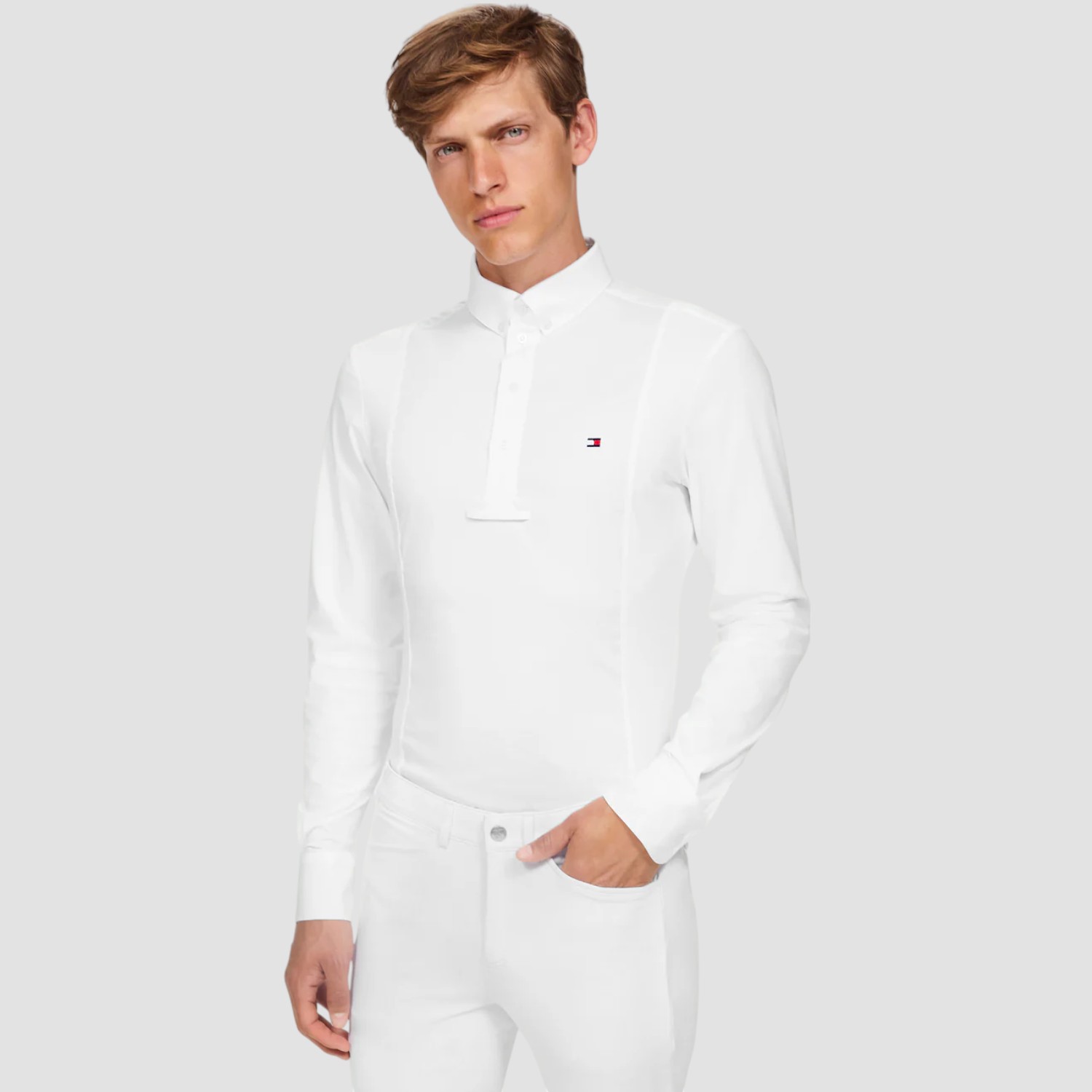 Tommy Equestrian Neville Show Shirt Optic White