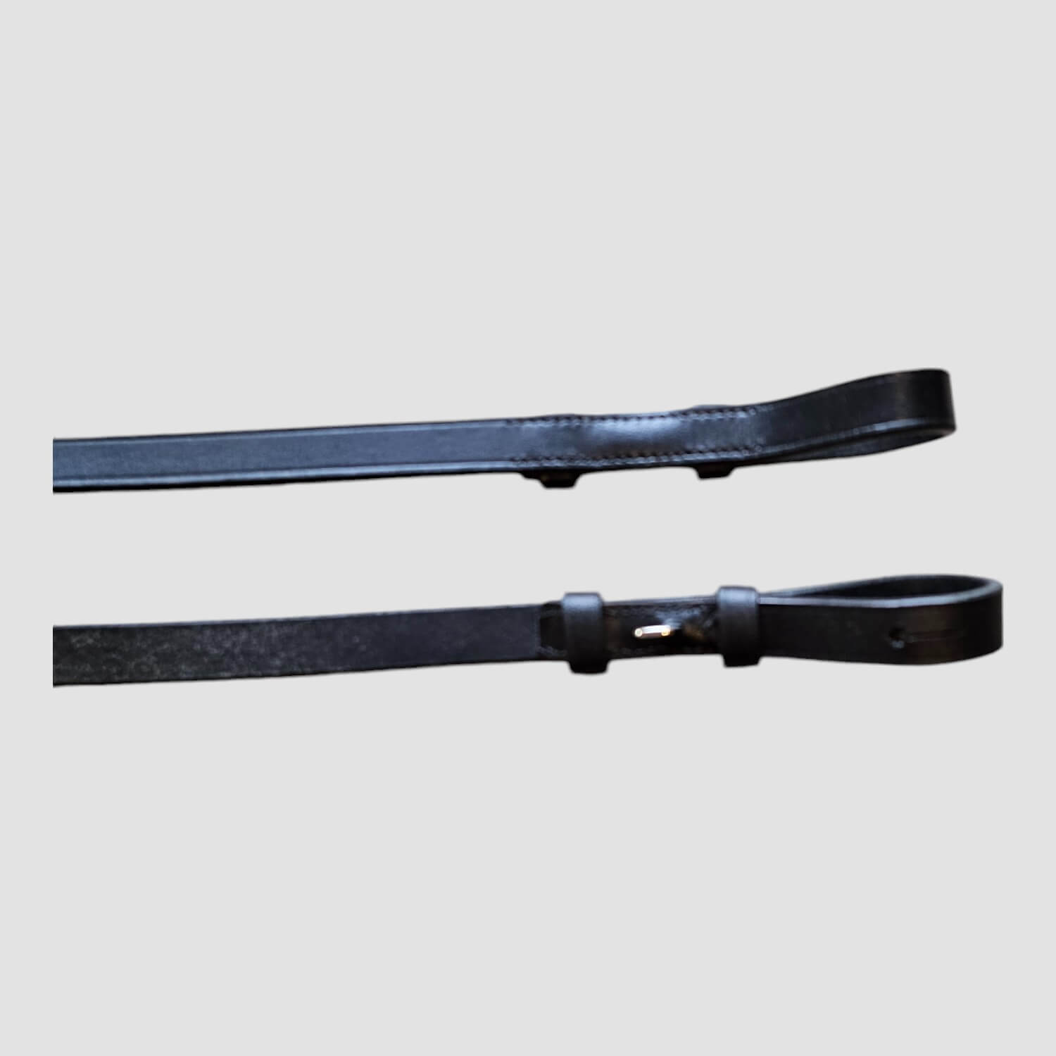 Schumacher Lederzügel mit Stegen Black 16mm