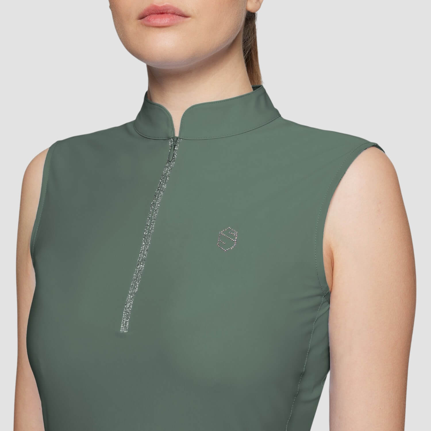 Samshield Training Polo Bruna Sleeveless Pistaccio