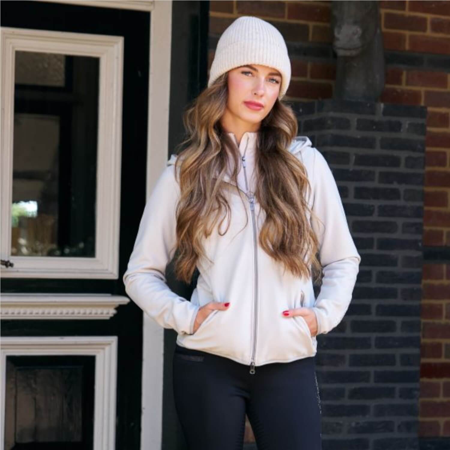 Imperial Riding Softshell Jacke IRHBrenda Grey-Sand