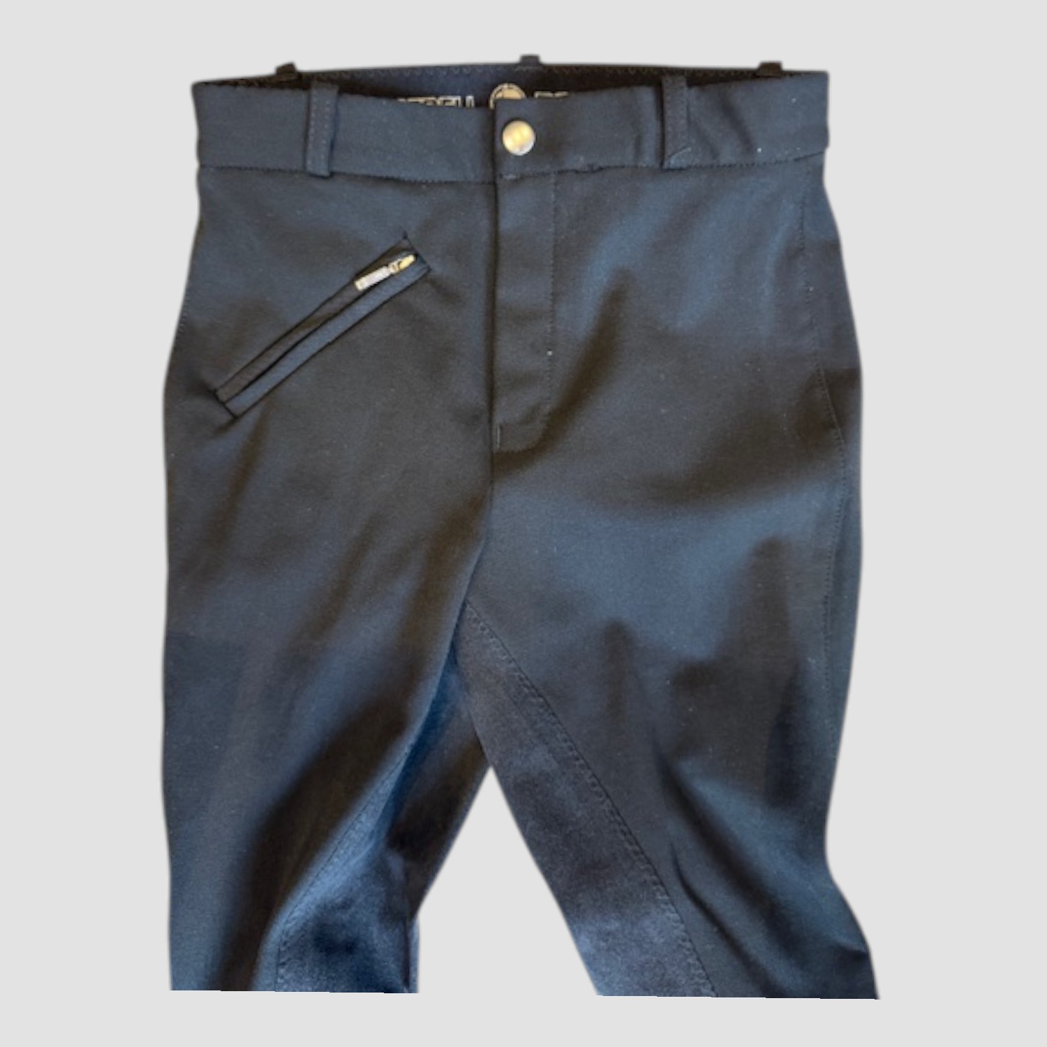 Microfibre Reithose Uni Black