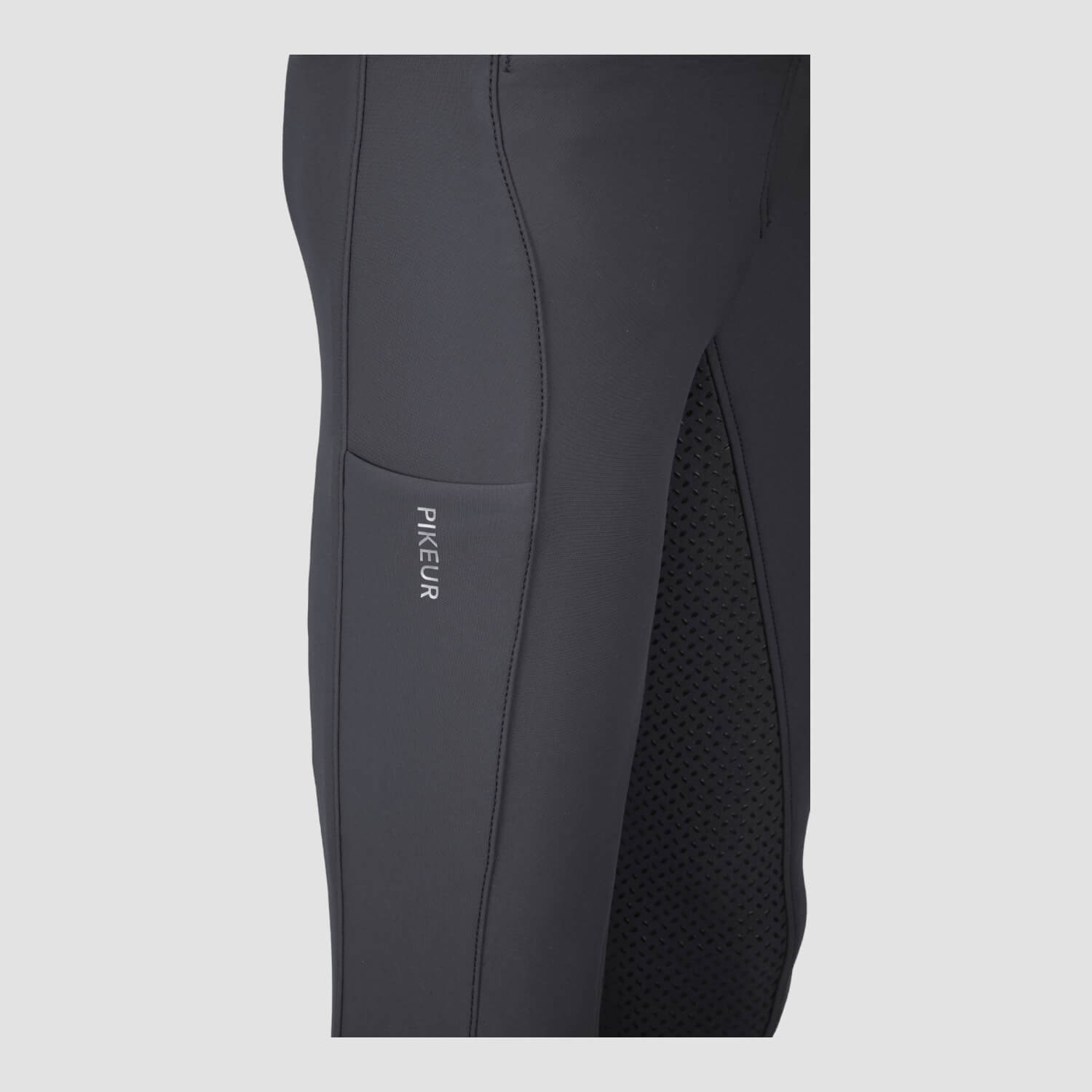 Pikeur New Candela Softshell Winterreithose Fullgrip Dark Shadow