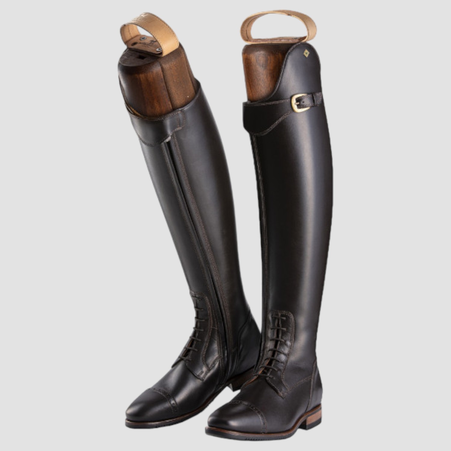 DeNiro Stiefel JB Laced Green Brown