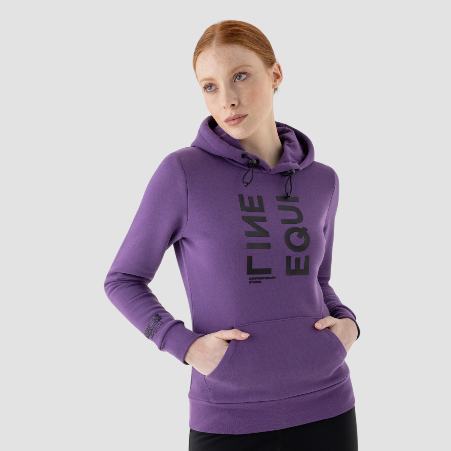 Equiline Kapuzensweatshirt Clemac Patrician Purple