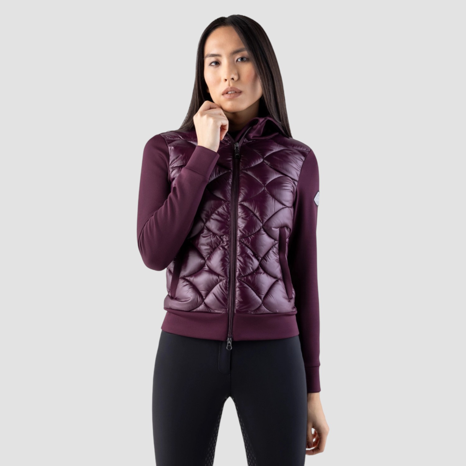 Equiline Gotel Tech Sweatshirtjacke Damen Amaranth