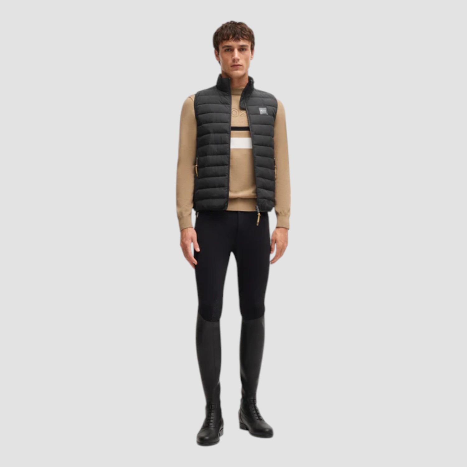 BOSS Equestrian Ashton Puffer Weste Black