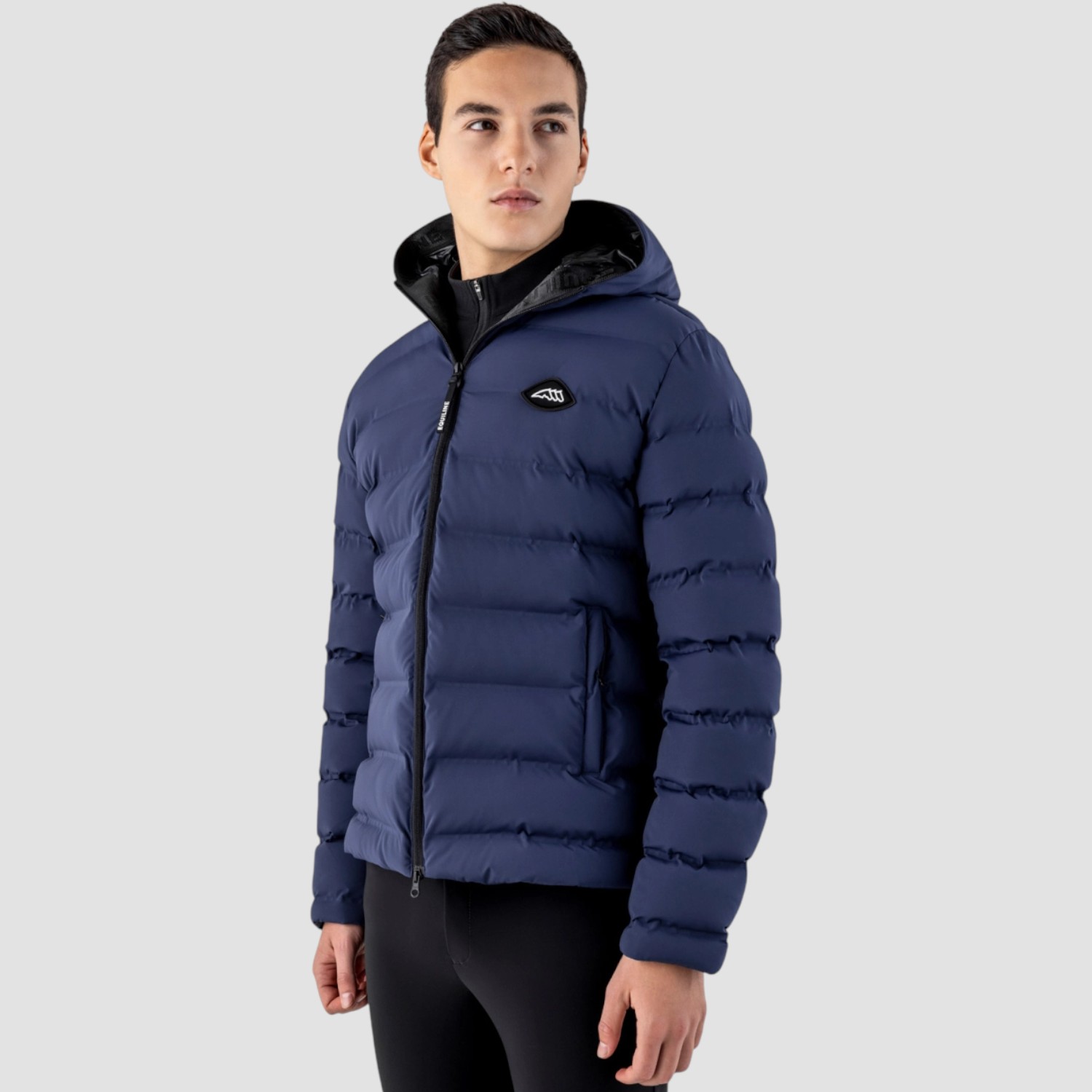 Equiline Cermo wattierte Herrenjacke Navy