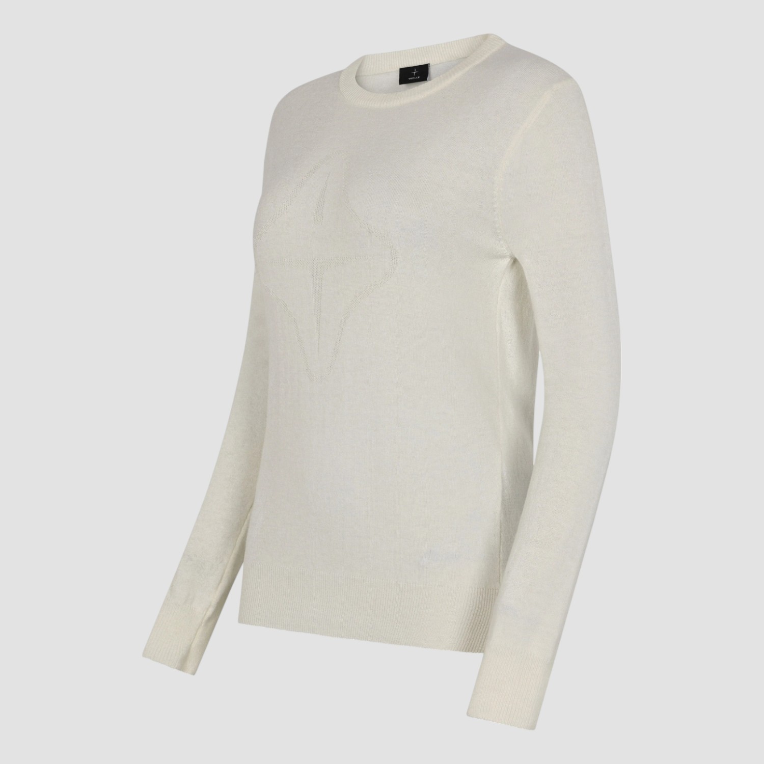 Trolle Cashmere Wool Logo Crew Sweater
