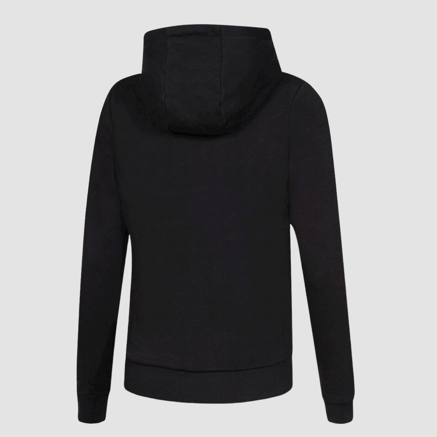 Equiline Sweatshirtjacke Castic schwarz mit Fellfutter Eco Fur
