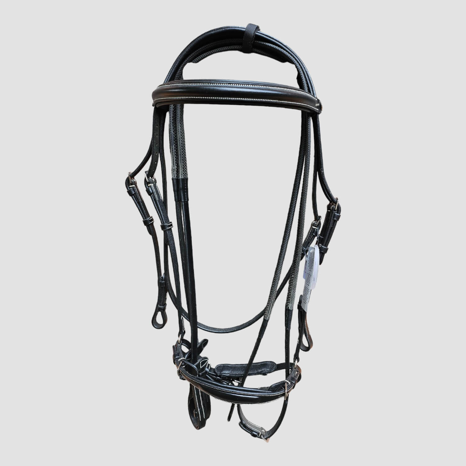 HFI Trense Hannoversches Reithalfter Black/Silver