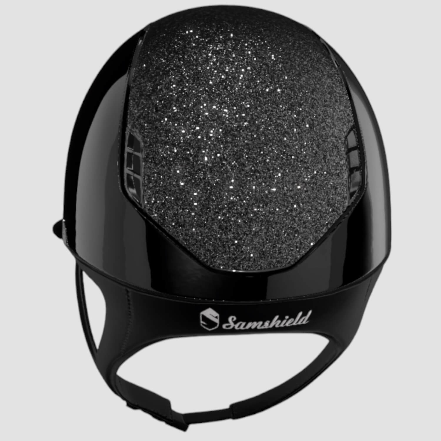 Samshield Reithelm MissShield Glossy V2 black chrome black Top und FB ultrafine Rock black