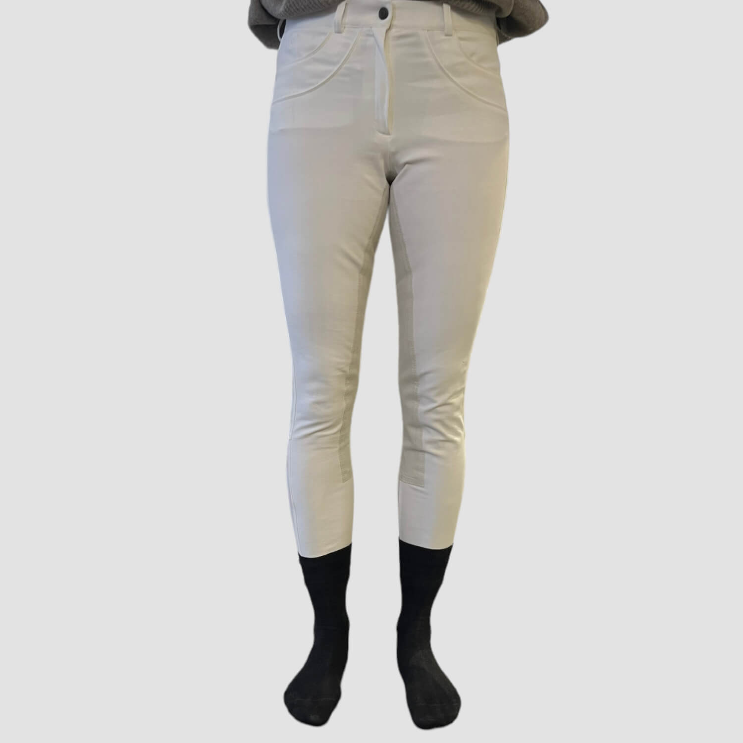 Ariat Vollbesatz Reithose Olympia White
