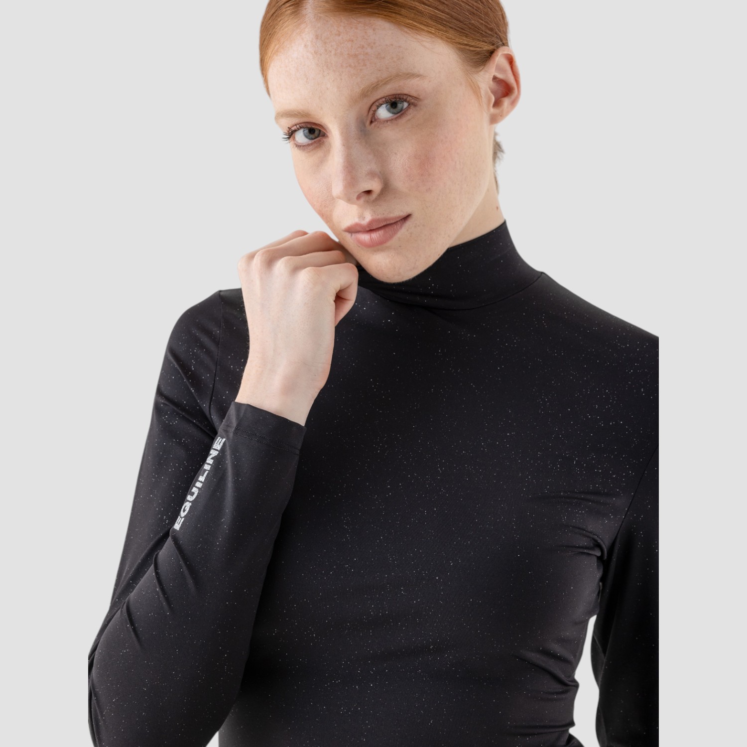 Equiline Second Skin Shirt Gargeng Schwarz