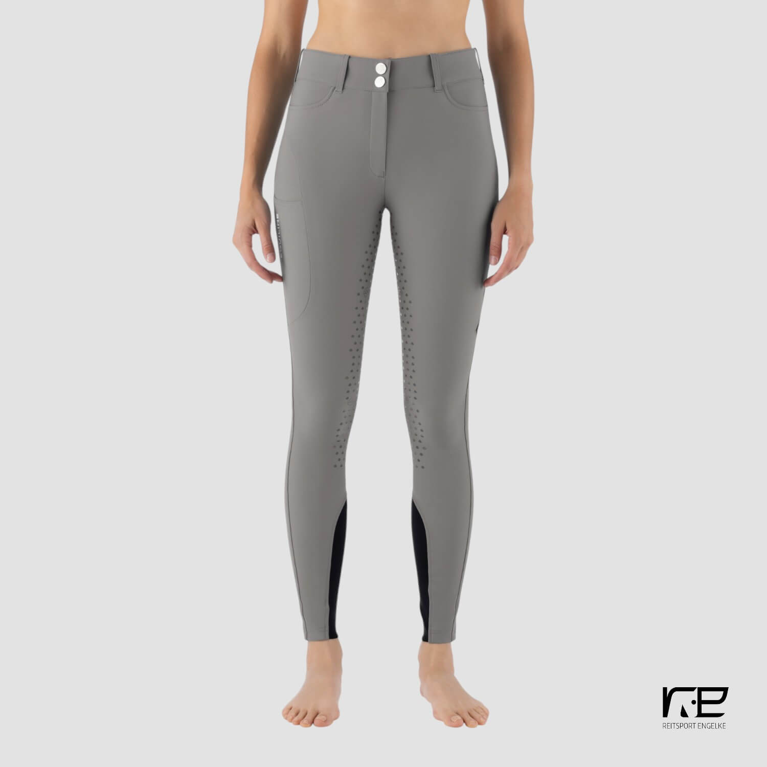 Equiline Reithose Eqcusmafh Fullgrip High Waist Storm