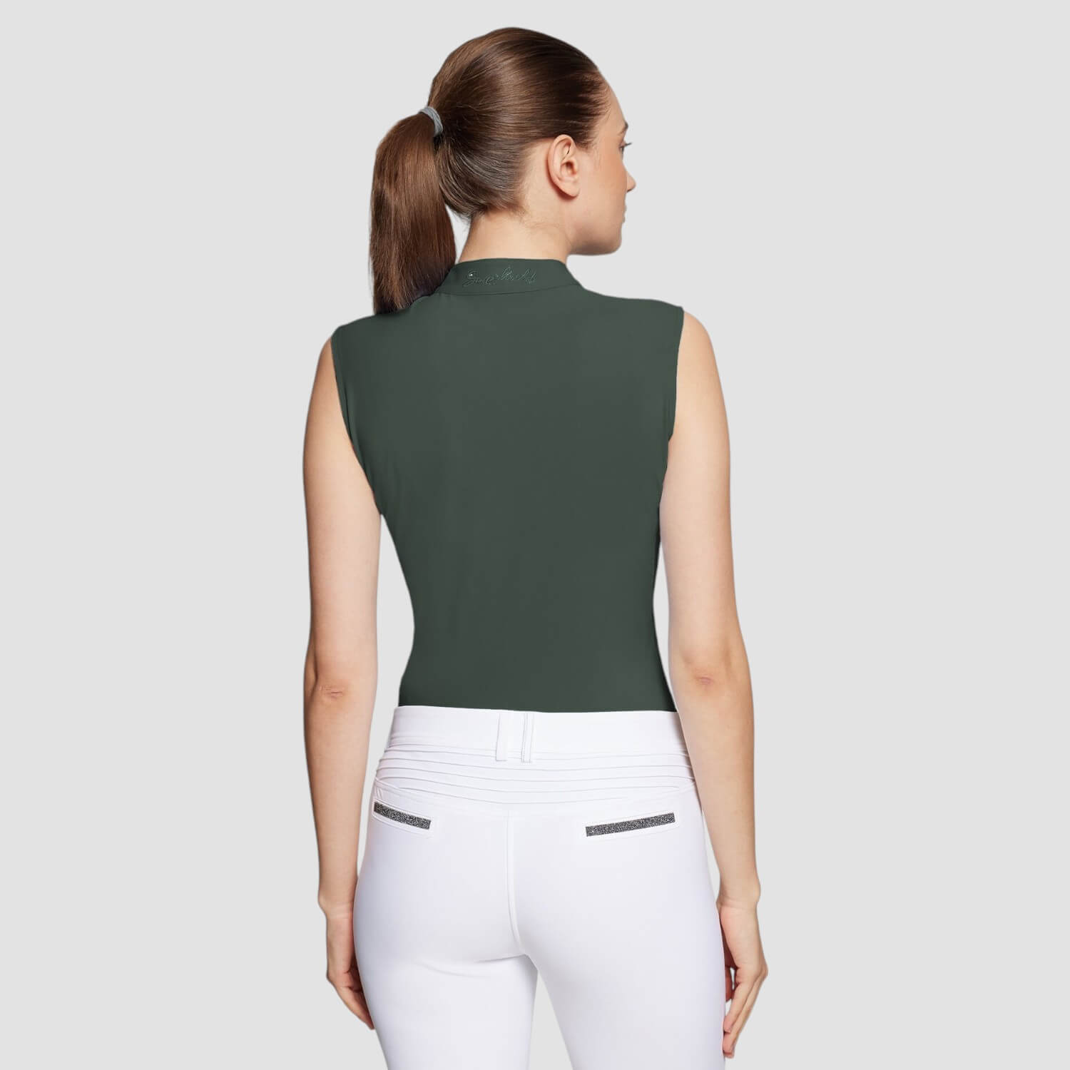 Samshield Training Polo Bruna Sleeveless Pistaccio