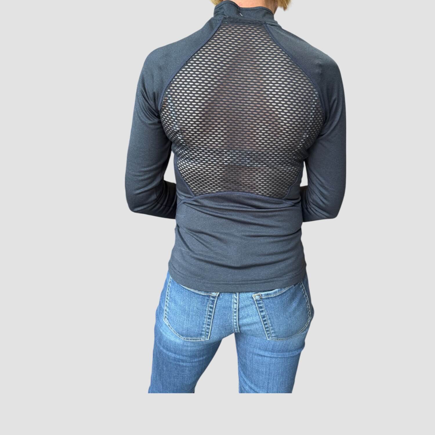 Euro Star Langarm-Shirt Polina Navy Melange