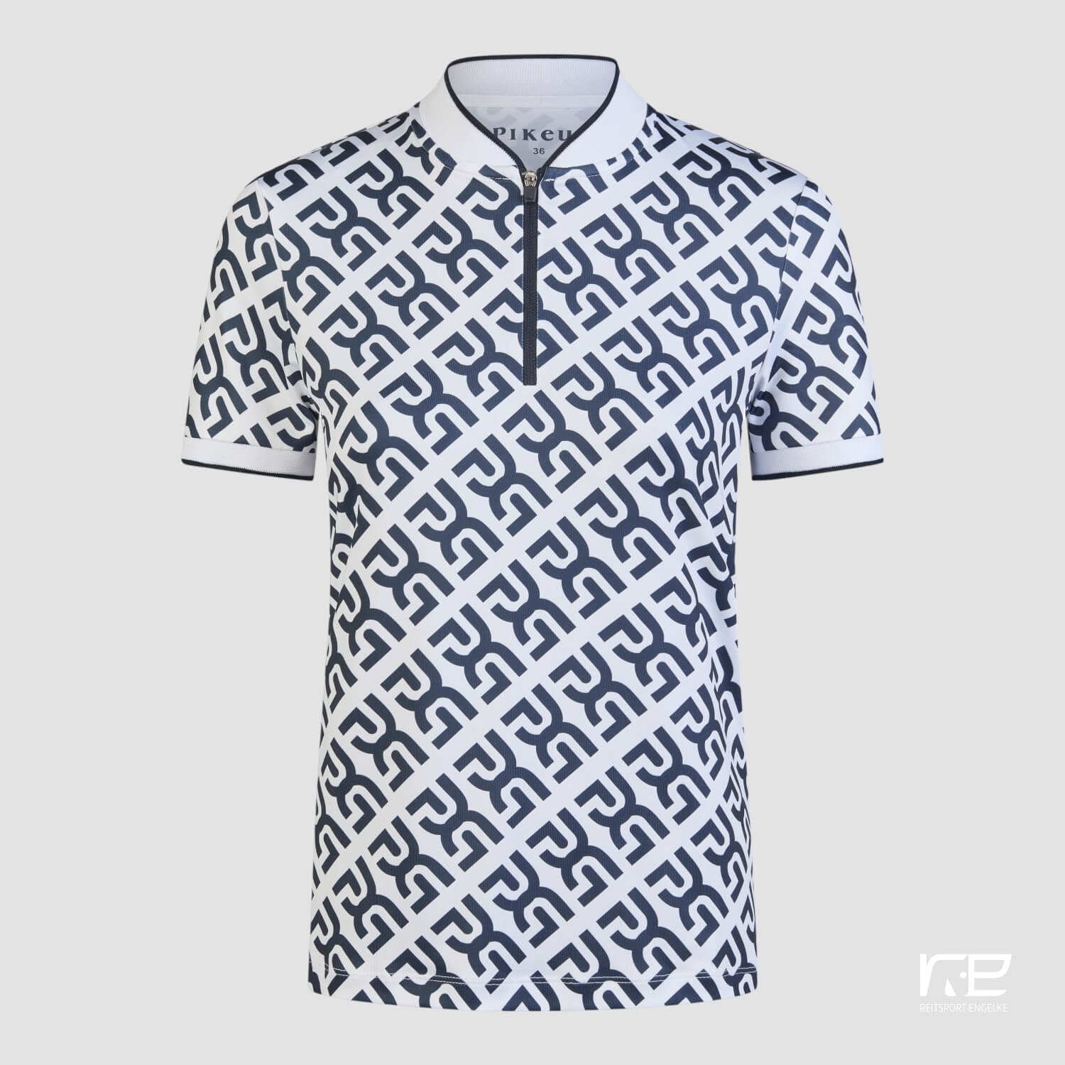 Pikeur Polo-Zip-Shirt The Core Nightblue