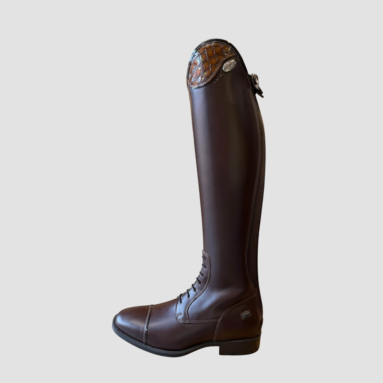 DeNiro Salentino 02 Smooth Brown Top:Lucido Bistro, Jet Nut