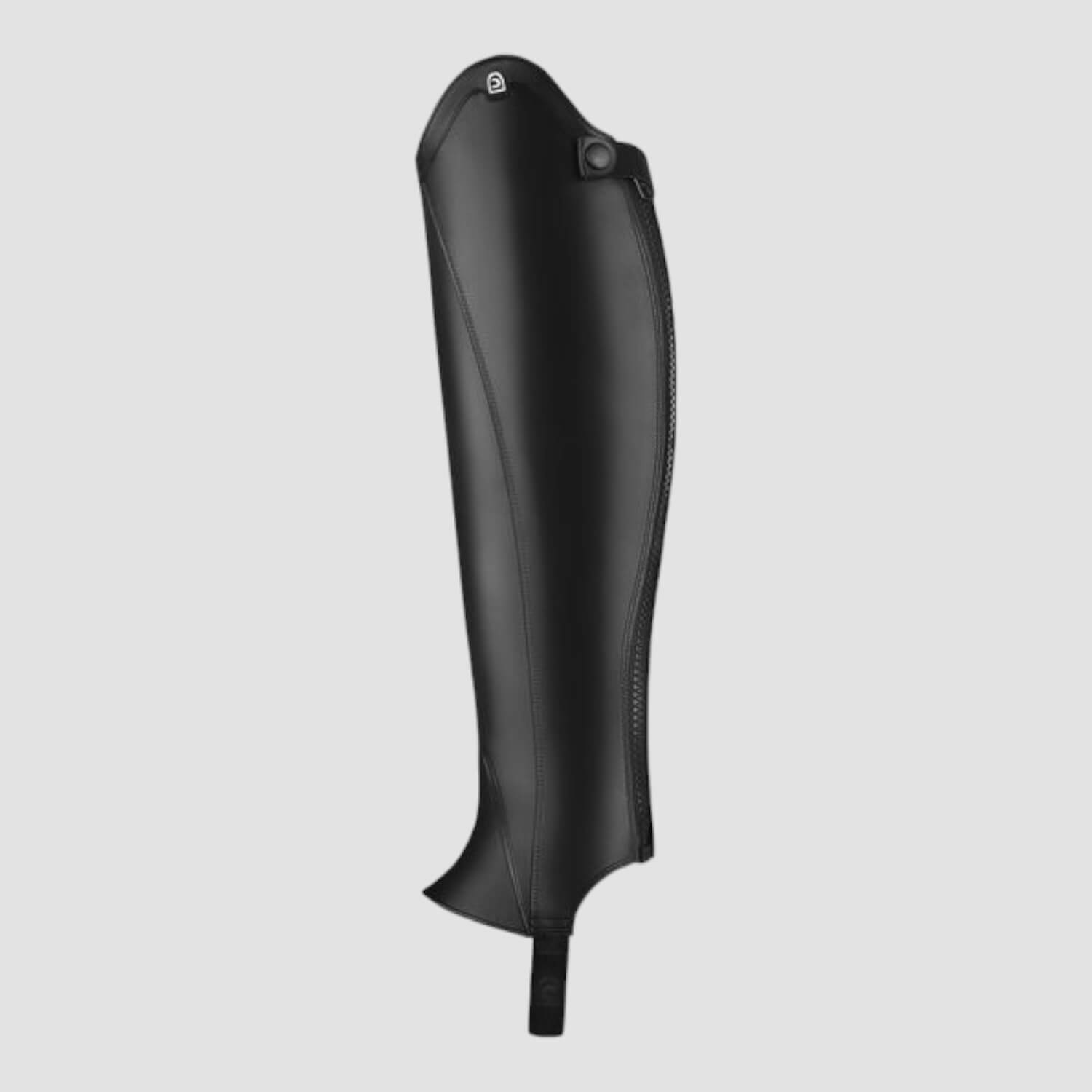 Cavallo Dressage Chap Schwarz Bogen mit Lackleder