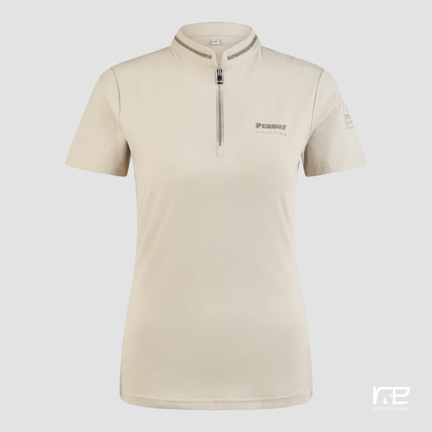 Pikeur Funktions-Zip-Shirt Pearl Gray