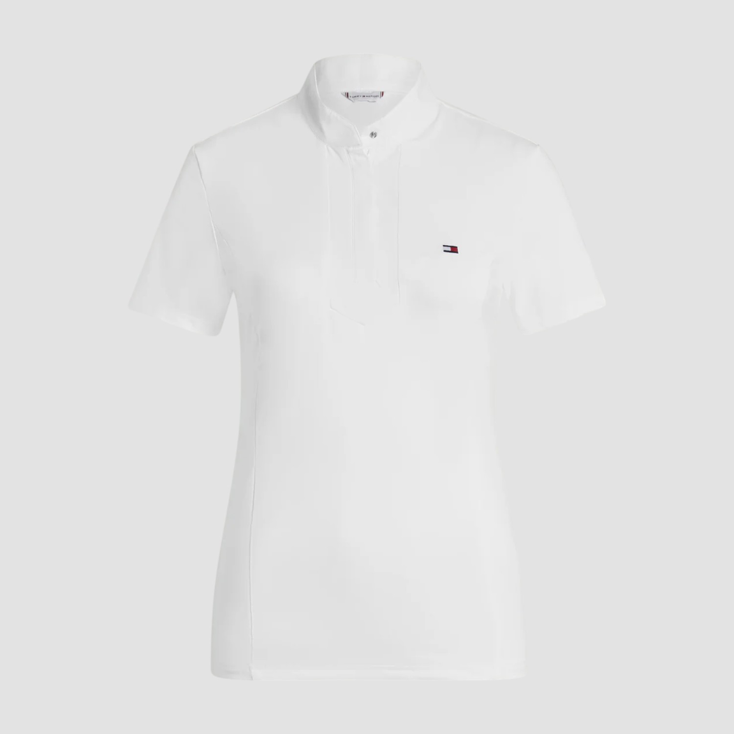Tommy Equestrian Avon Kurzarmshirt Turnier Optic White