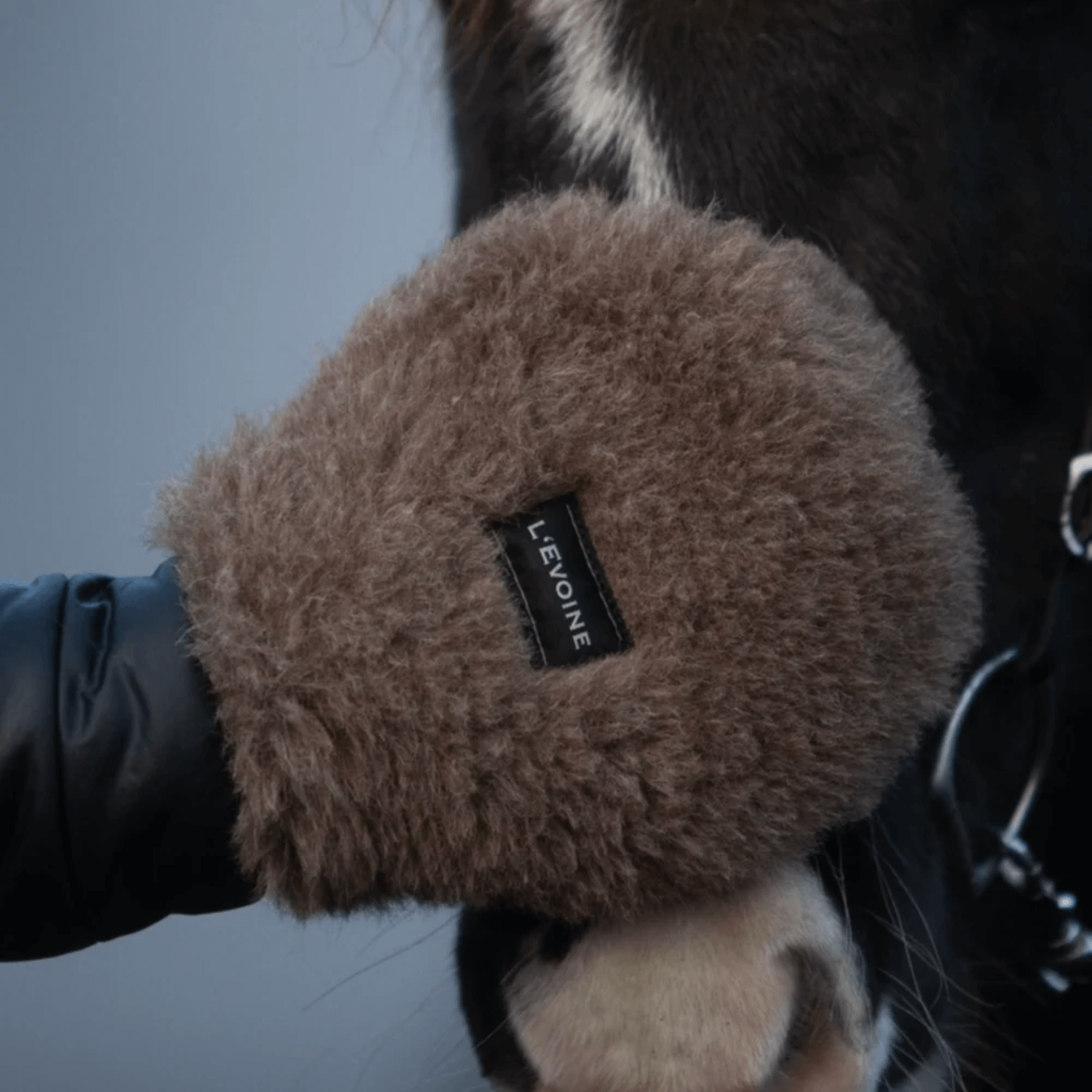L'Evoine Alpaca Pflegehandschuh Vlies