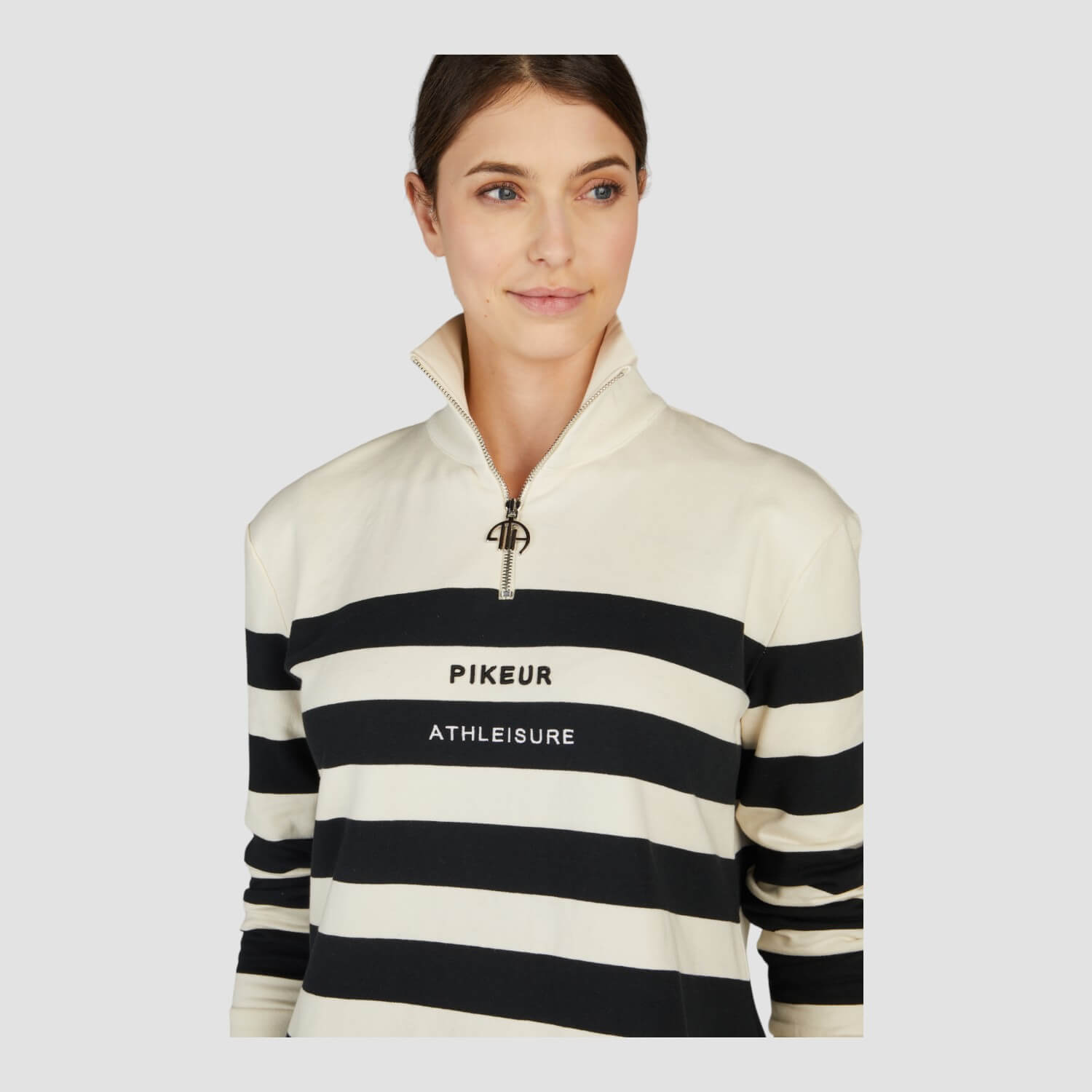 Pikeur Sweater 6278 Athleisure Off White/Black Pikeur Sweater 6278 Athleisure Off White/Black
