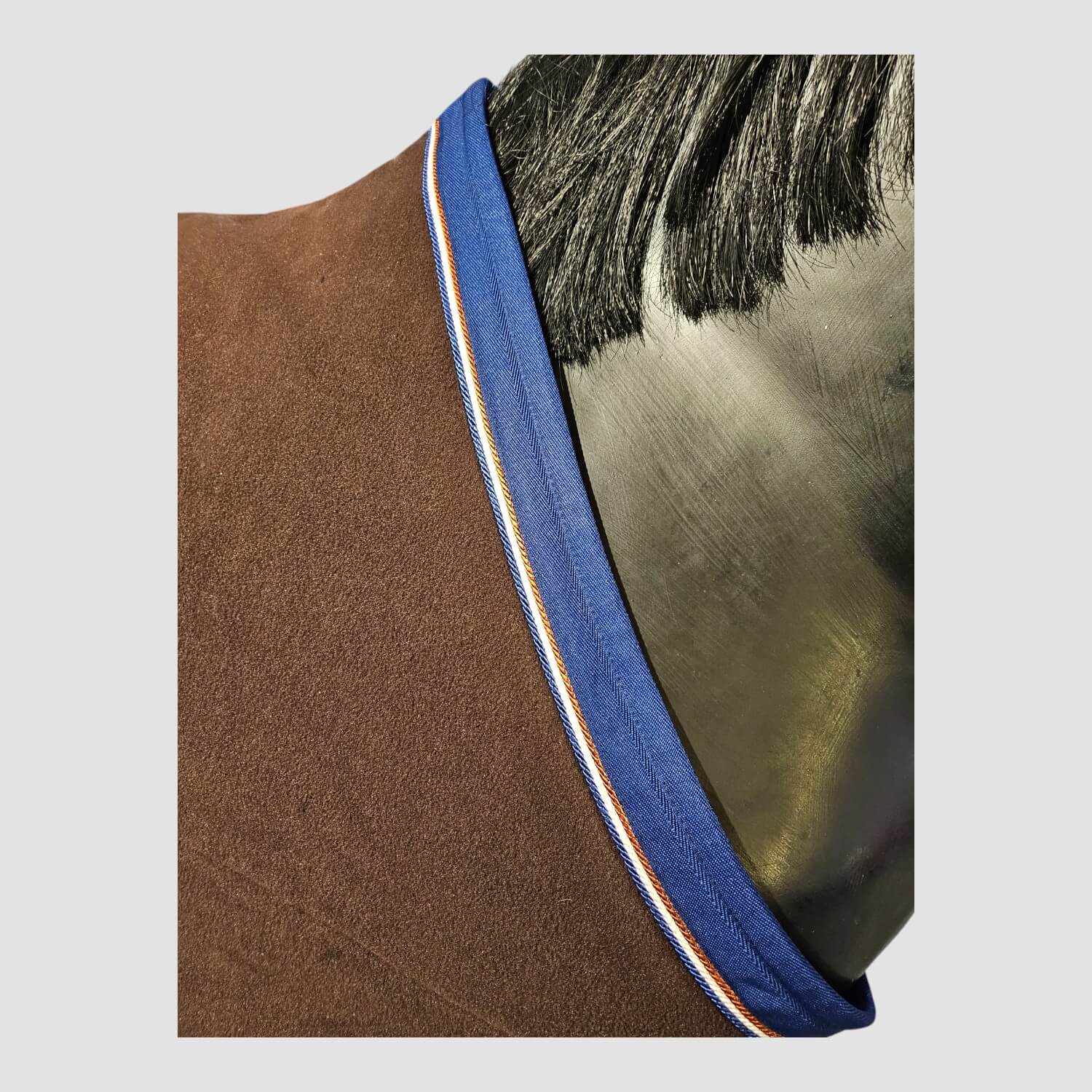 Braun/Royal Blau