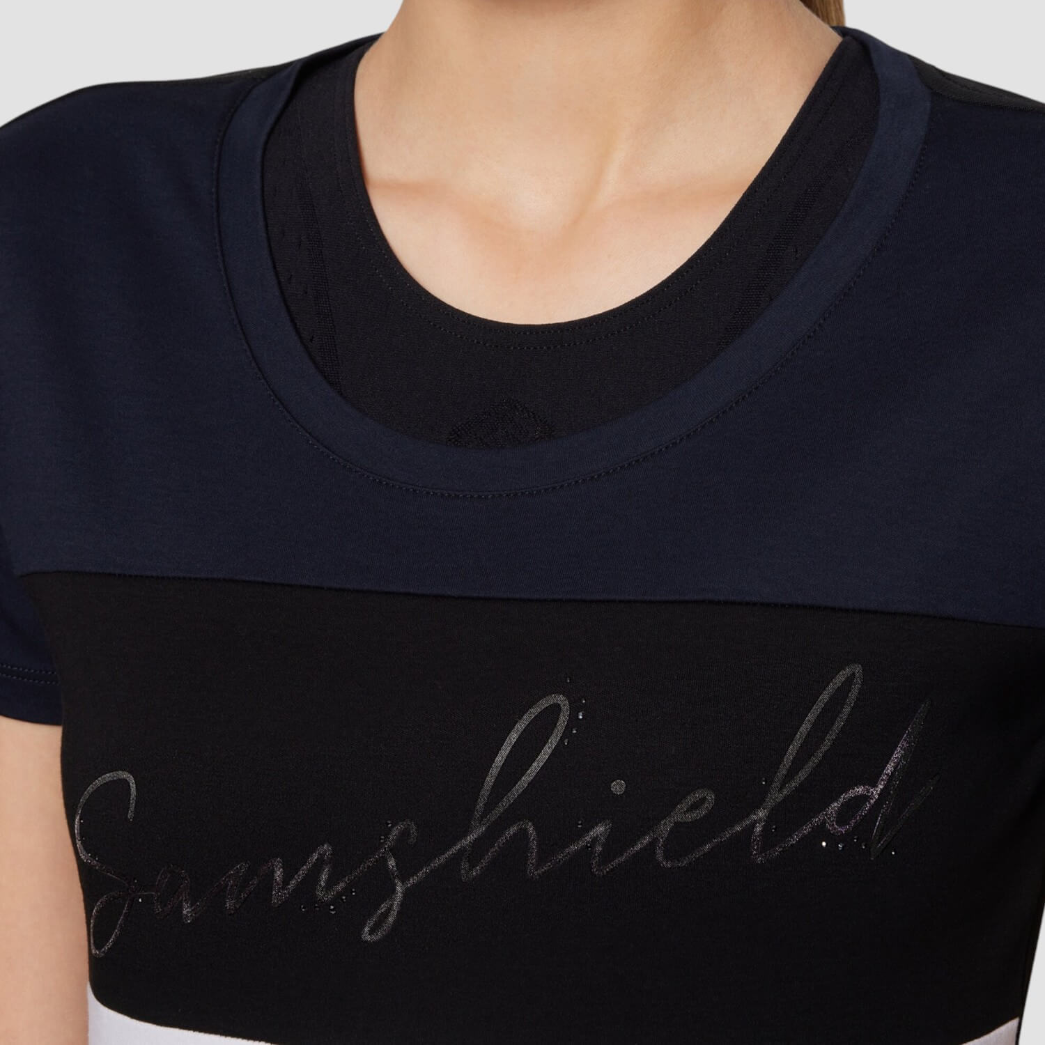 Samshield T-Shirt Alba Mesh Navy/Black/White