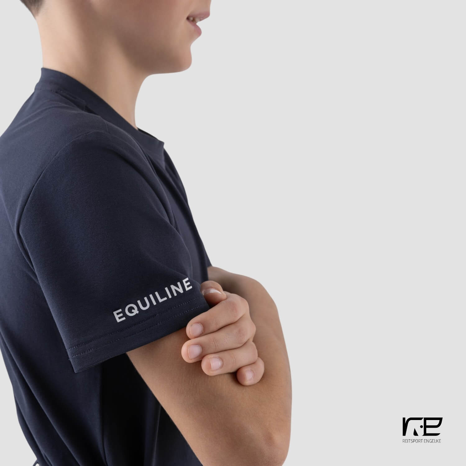 Equiline Junior T-Shirt Eqcesco Blue