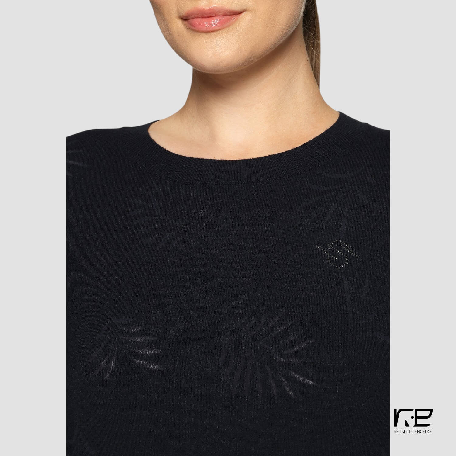 Samshiels Pullover Phoebe Crystal Ferna Navy