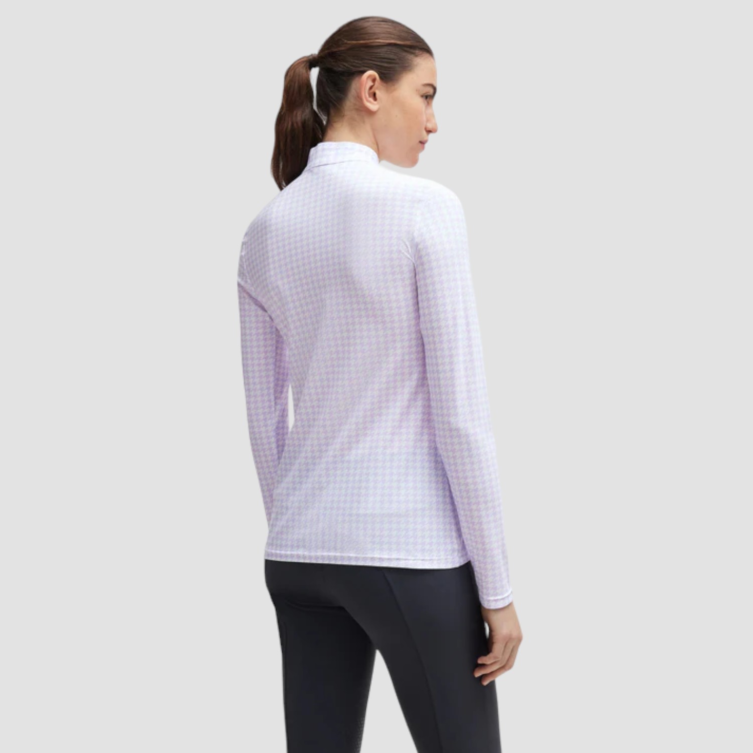 BOSS Equestrian Rachel Trainingsshirt Houndstooth BOSS Equestrian Rachel Trainingsshirt Houndstooth