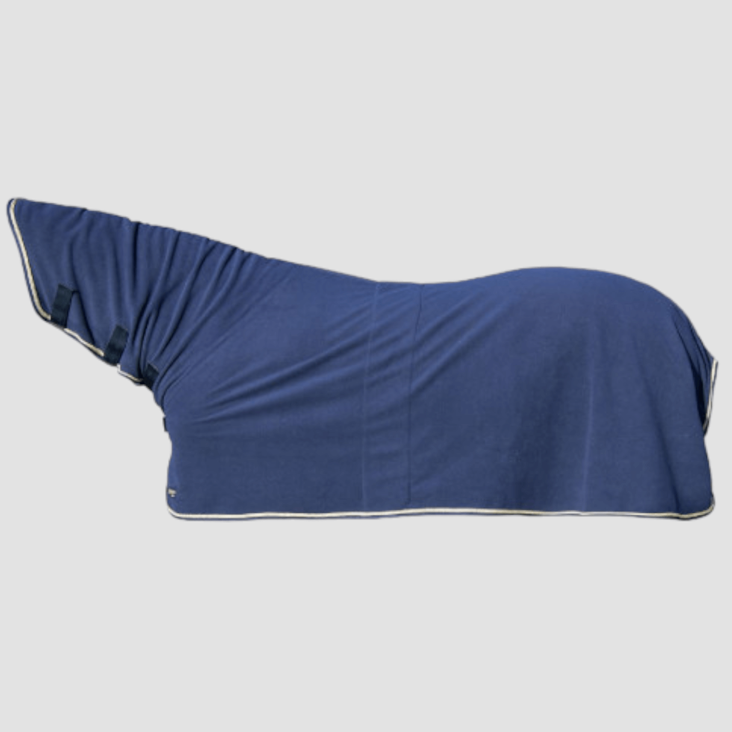 HKM Abschwitzdecke -Mr. Feel Warm- mit Halsteil Dkl.Blau
