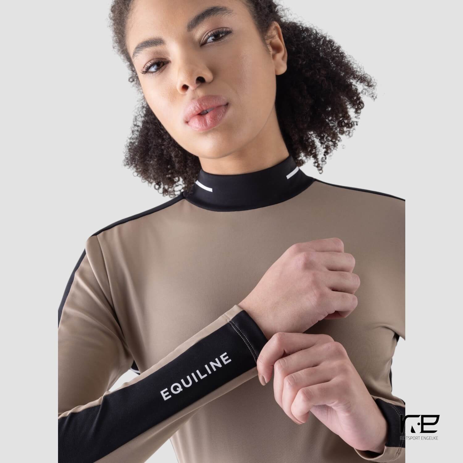 Equiline Funktionsshirt Greige