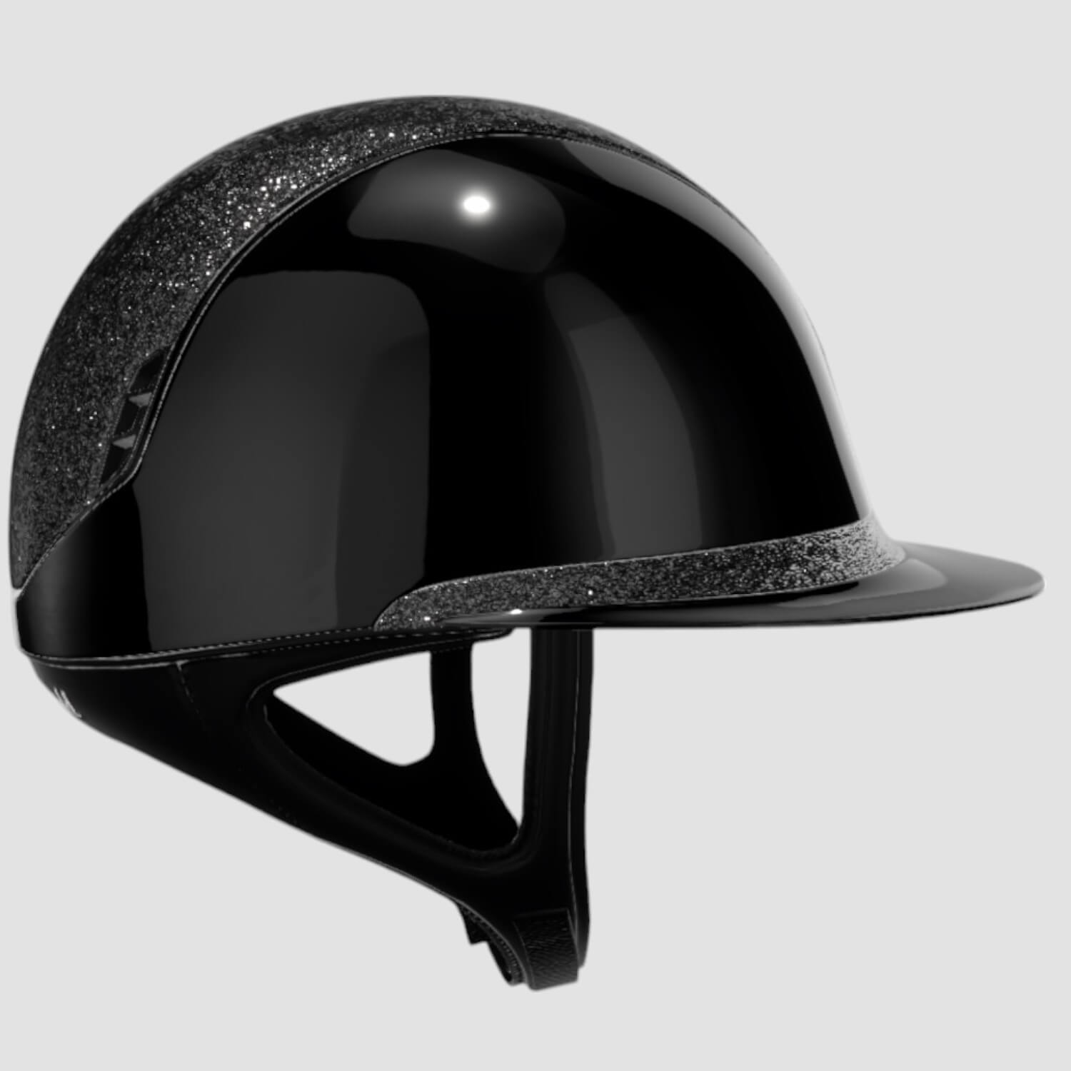 Samshield Reithelm MissShield Glossy V2 black chrome black Top und FB ultrafine Rock black