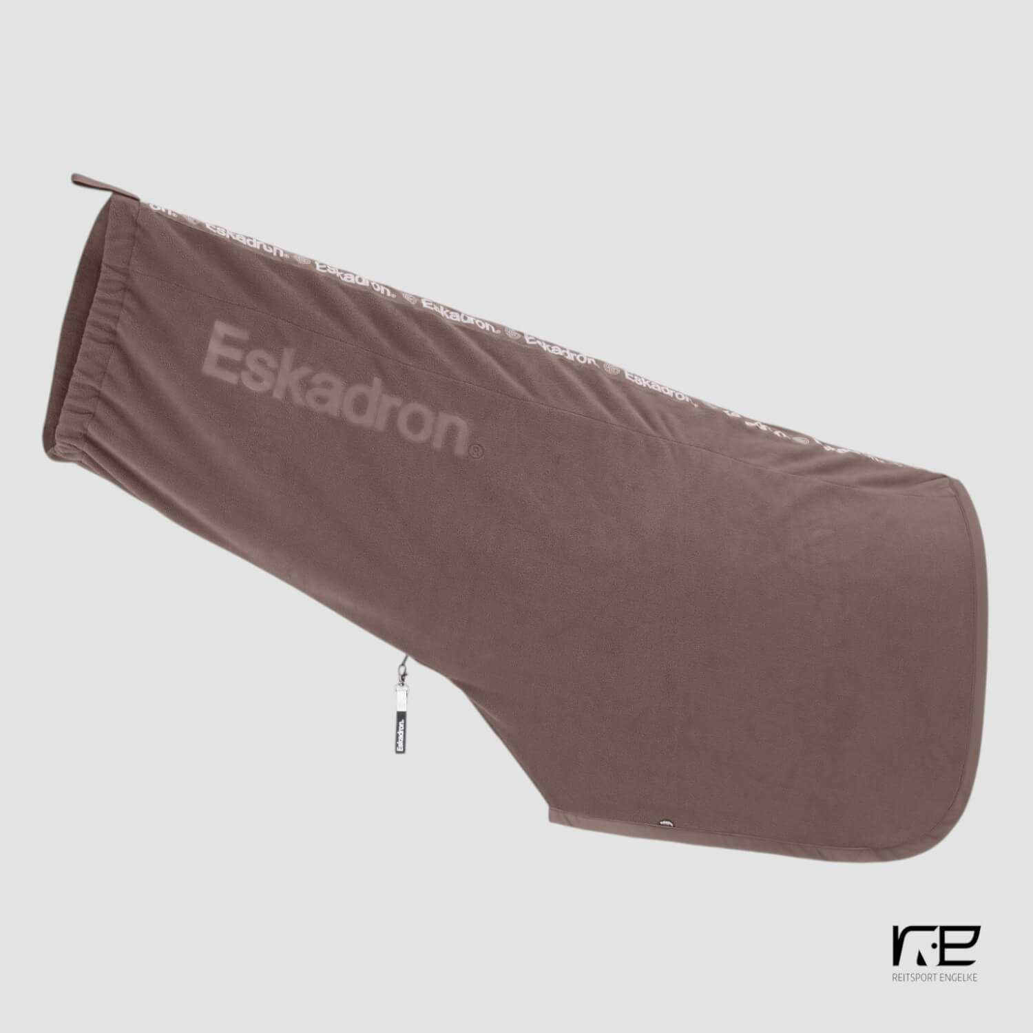 Eskadron Zip-Halsteil Fleece Dynamic Powdertaupe