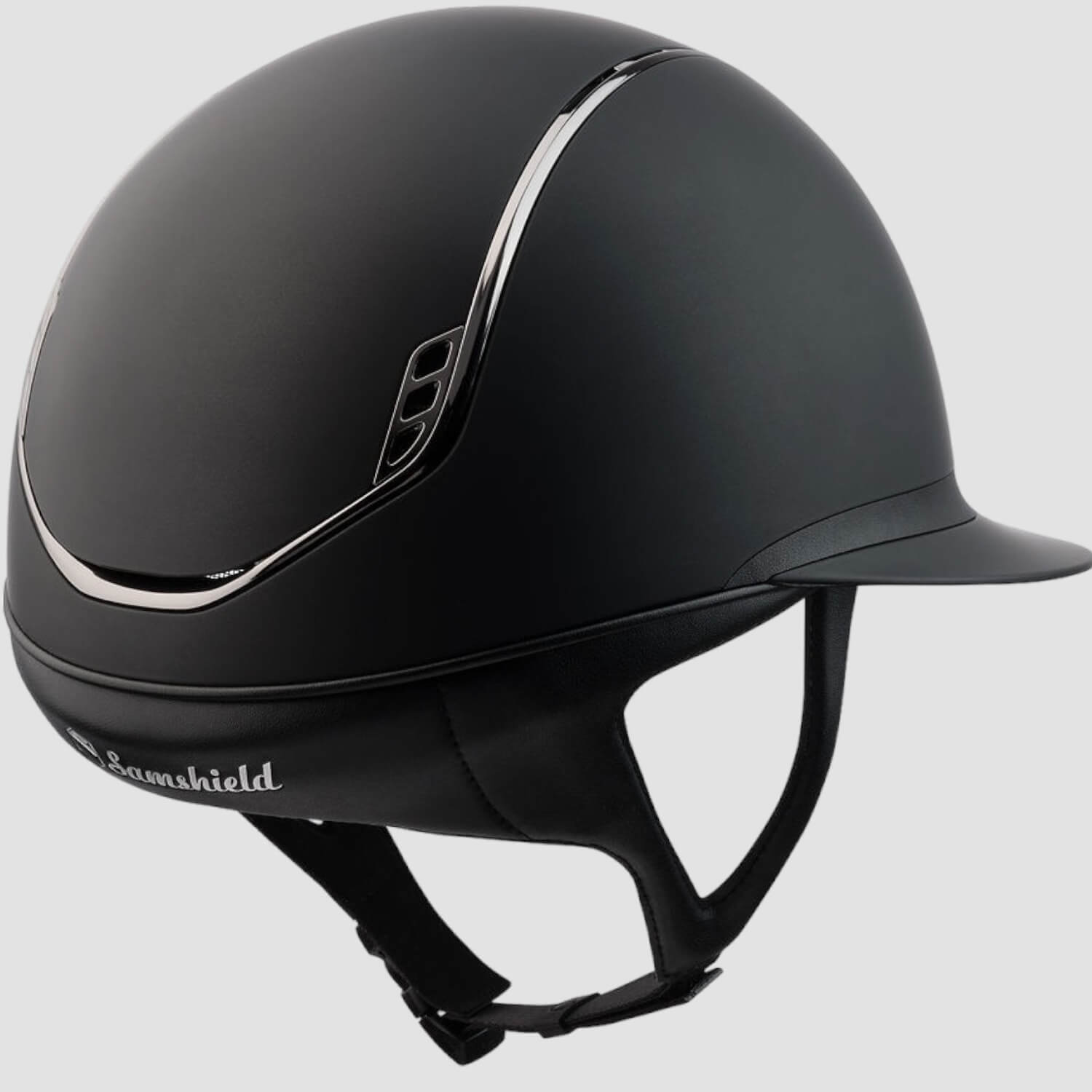 Samshield Reithelm MissShield Shadowmatt V2  black chrome black