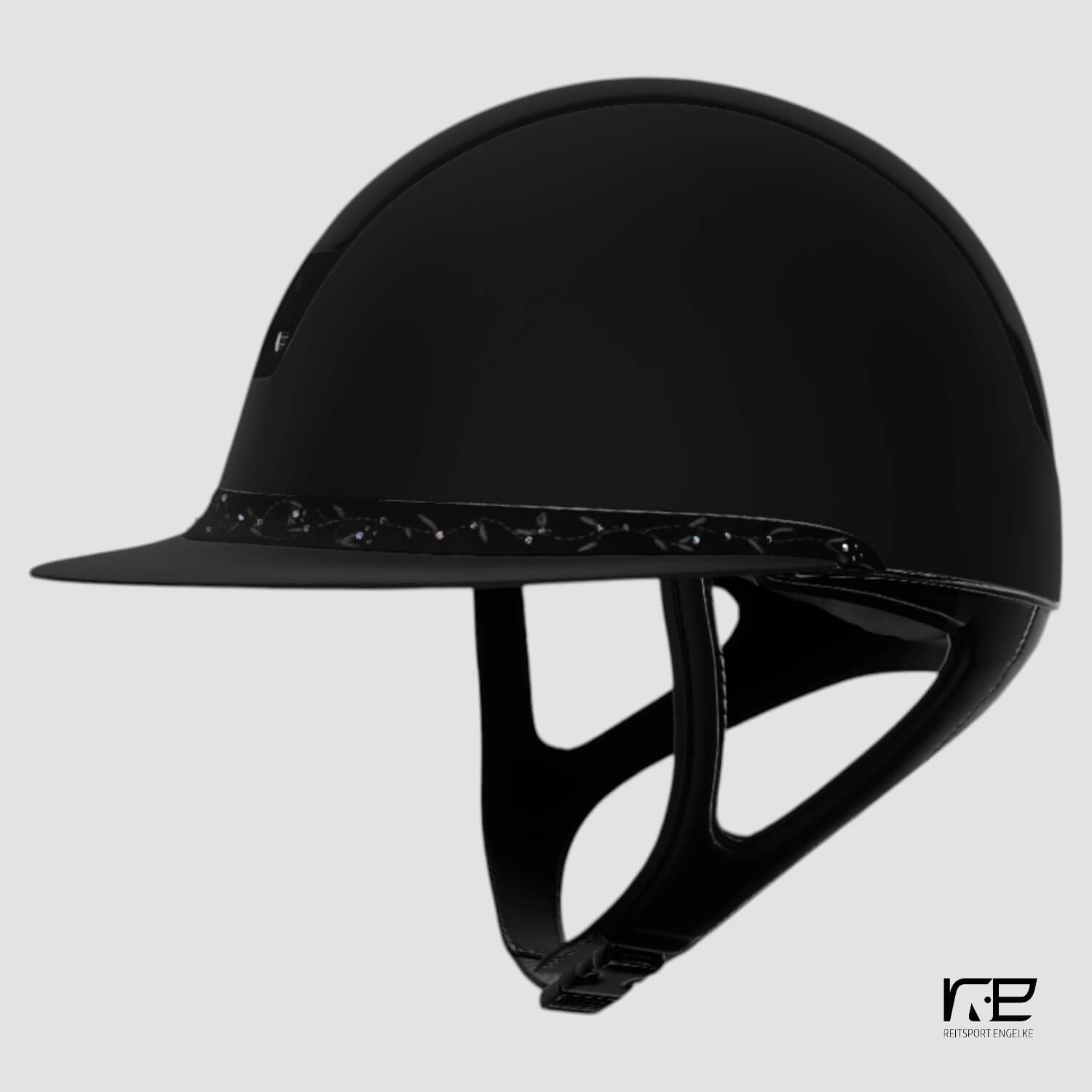 Samshield Reithelm MissShield Shadowmatt V2 black mattblack FB floral
