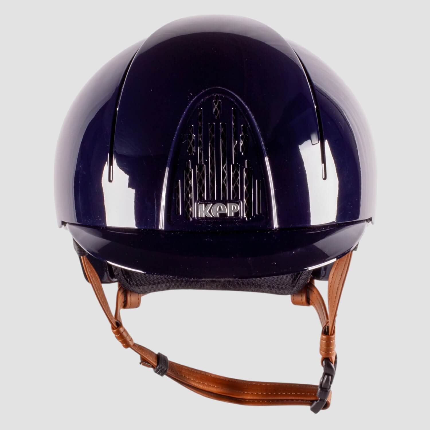 Kep Italia Reithelm Cromo Smart polish beiger Lederriemen