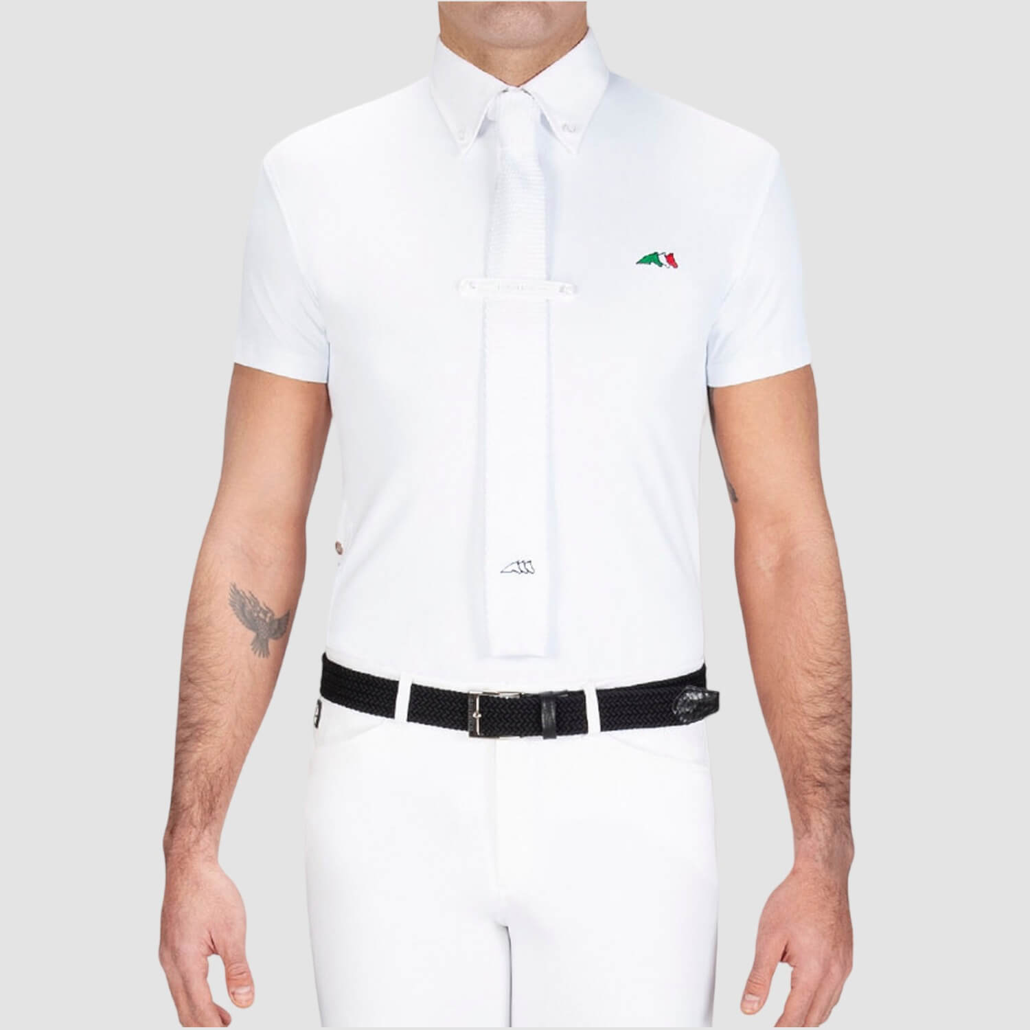 Equiline Herren Turniershirt Fox white