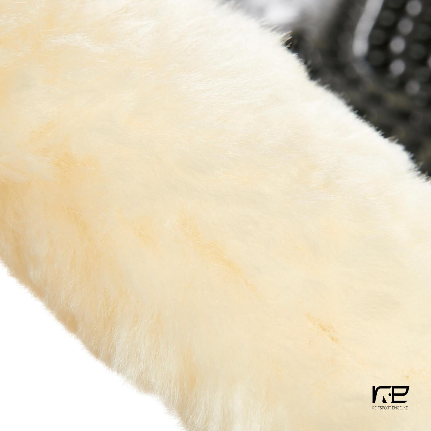 ACavallo Gelpad mit Fellrand Hinten Erhöht