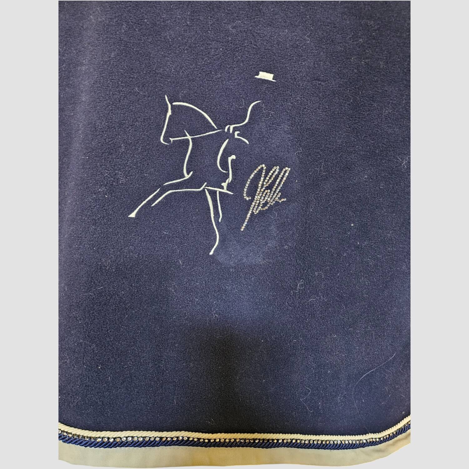 Equest Alpha Fleecedecke Navy, Crystal Banding Plus