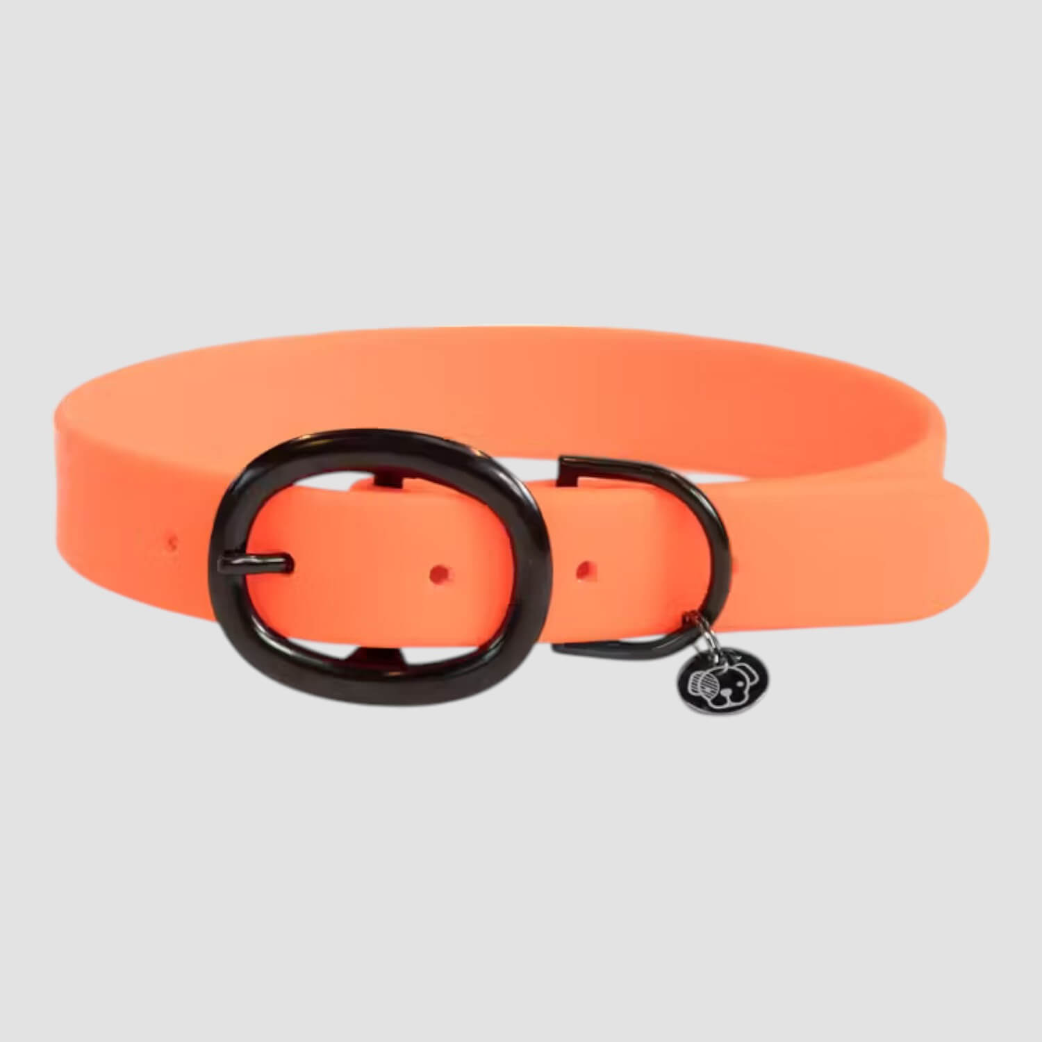 Kentucky Hundehalsband Soft Rubber Neon Orange