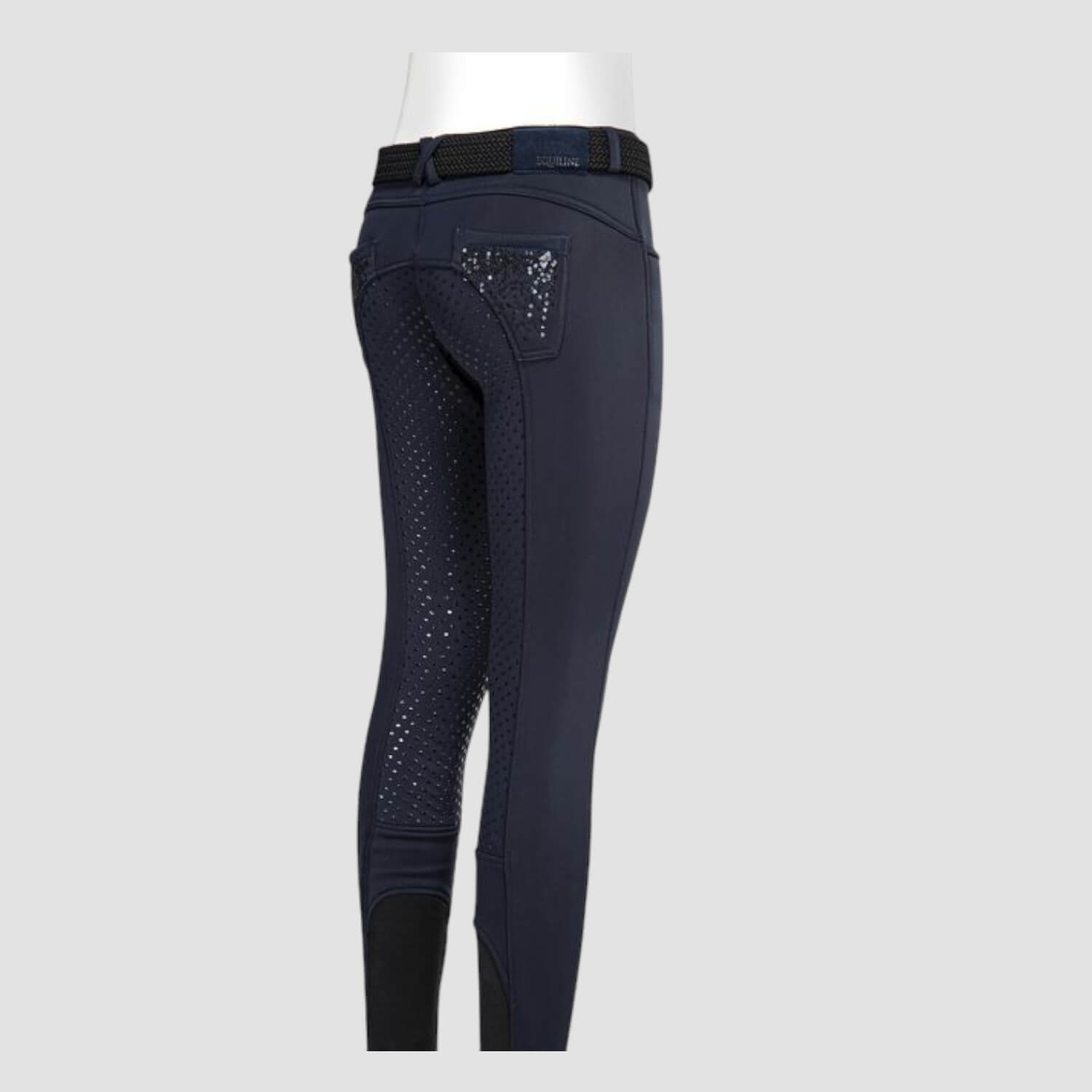 Equiline Mädchen Winterreithose "Ariel" Fullgrip Blue