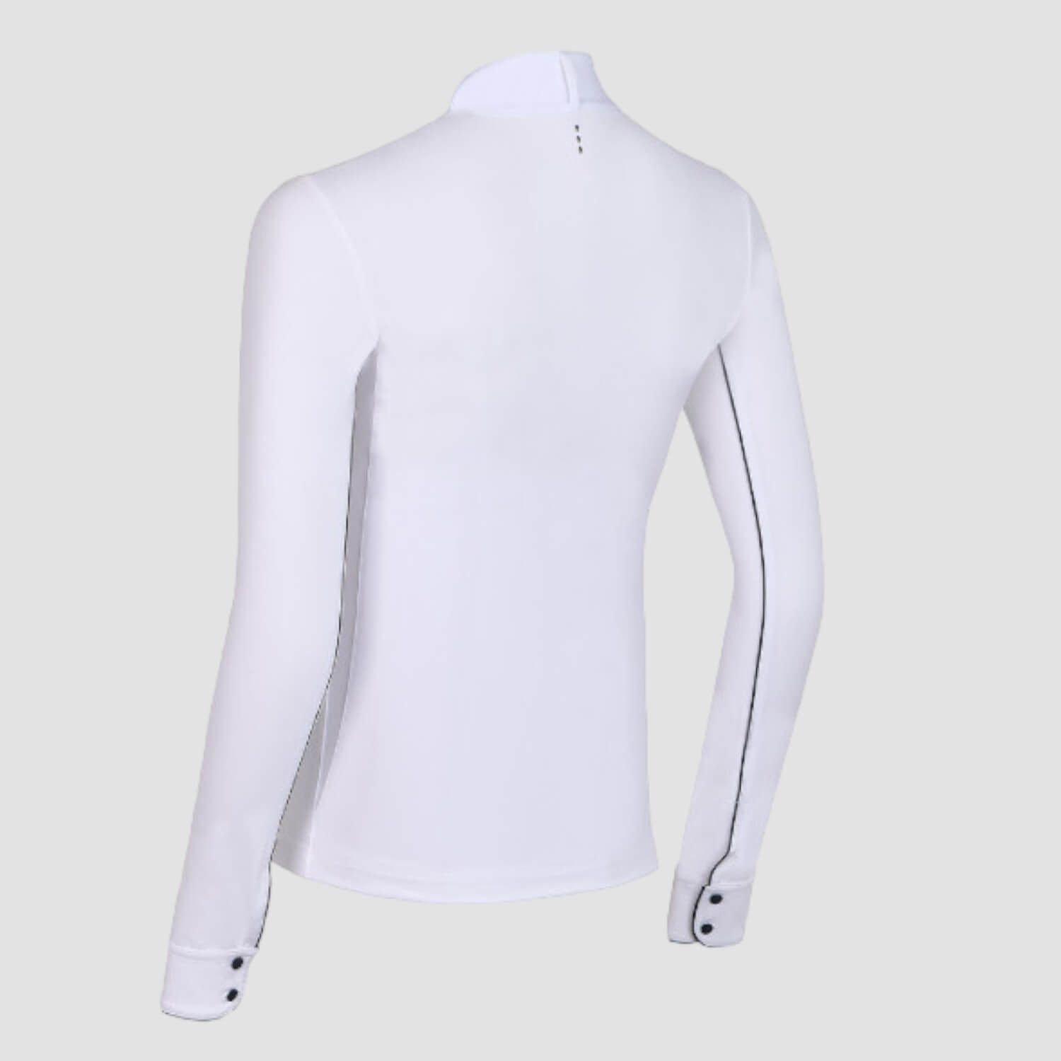 Samshield Langarm Turniershirt HARPER White/Black