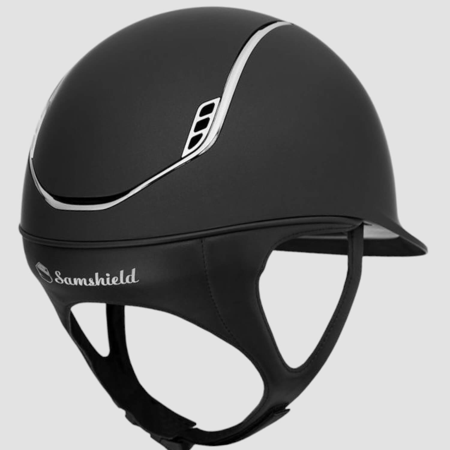 Samshield Reithelm Shadowmatt V2  black chrome black