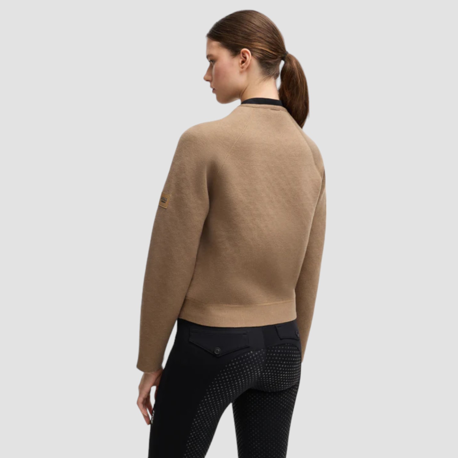 BOSS Equestrian Darla Strickjacke Camel