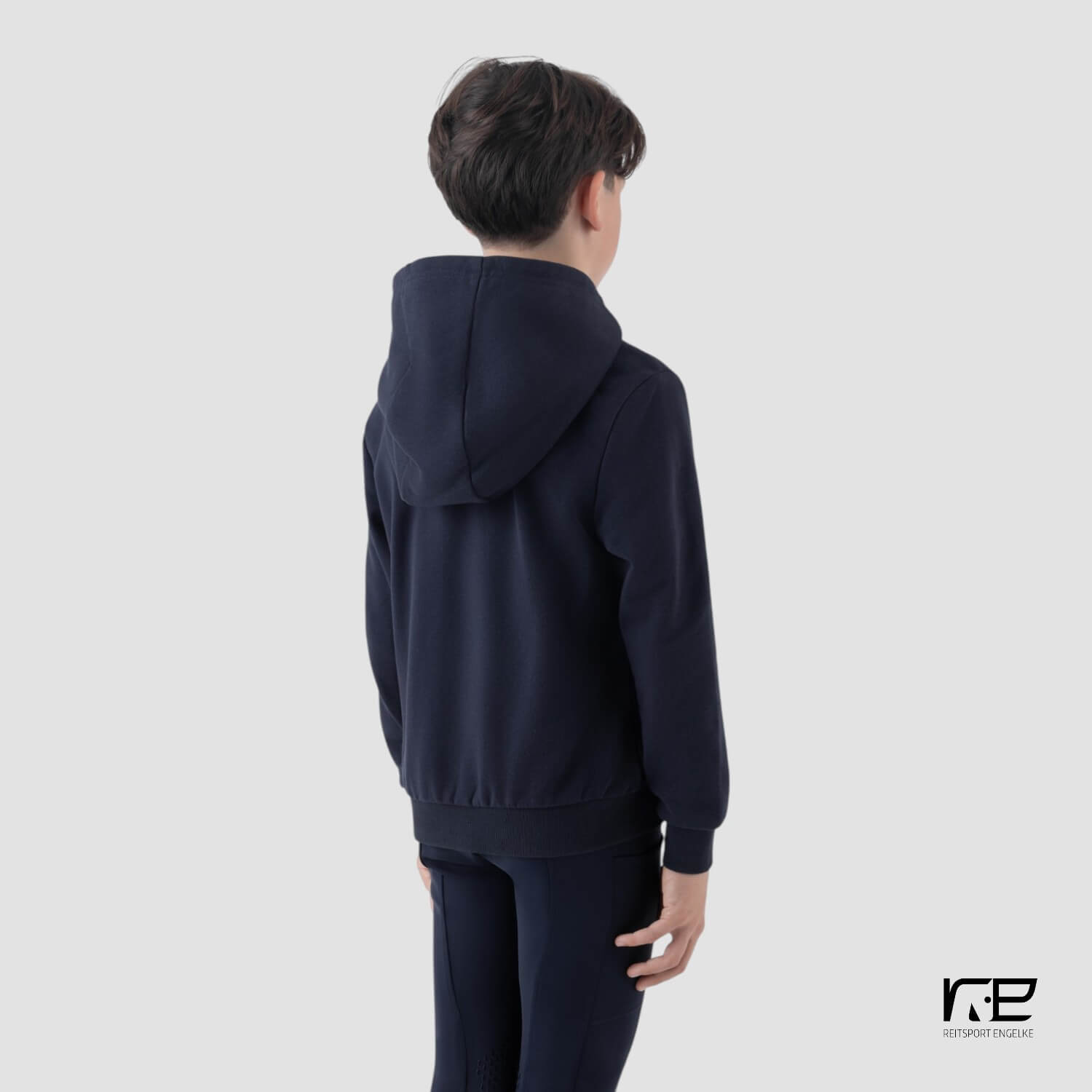 Equiline Junior Full Zip Hoodie Eqclama Blue