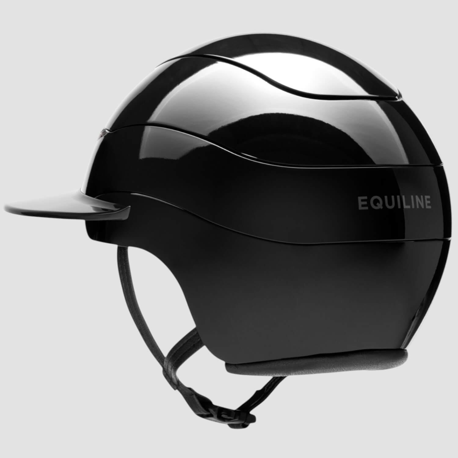 Equiline Reithelm Xanto Glossy Swarovskikristallen am großem Frontschirm